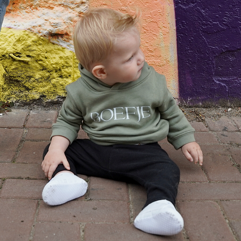 Boefje Olive Sweater