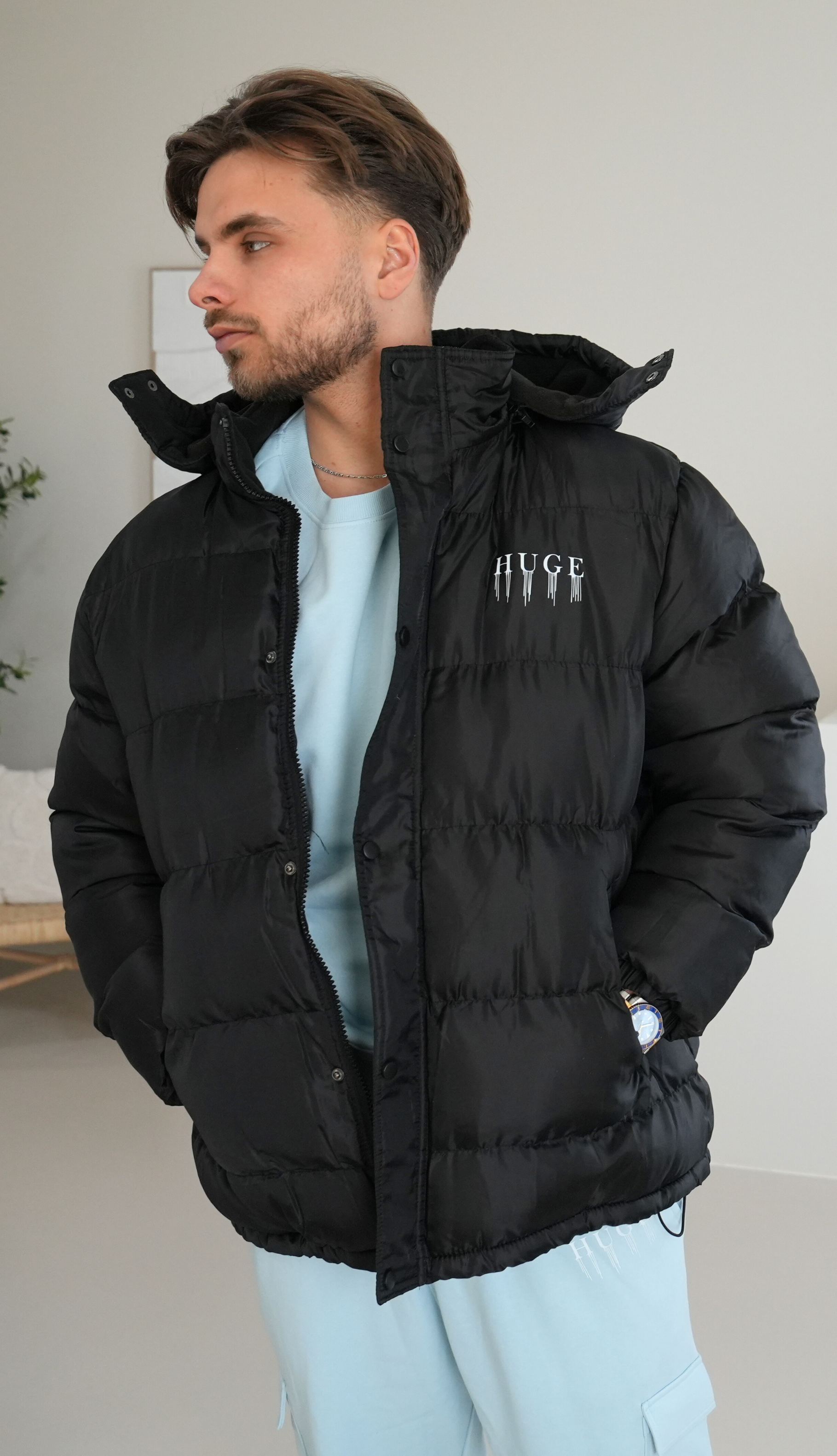 Drip Puffer Jacket – Huge kleding - Main Image